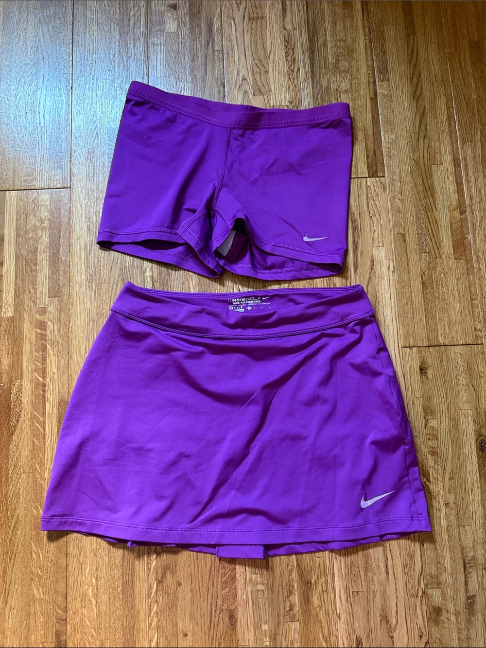 Nike Women's Purple Athletic Skort with with Shorts